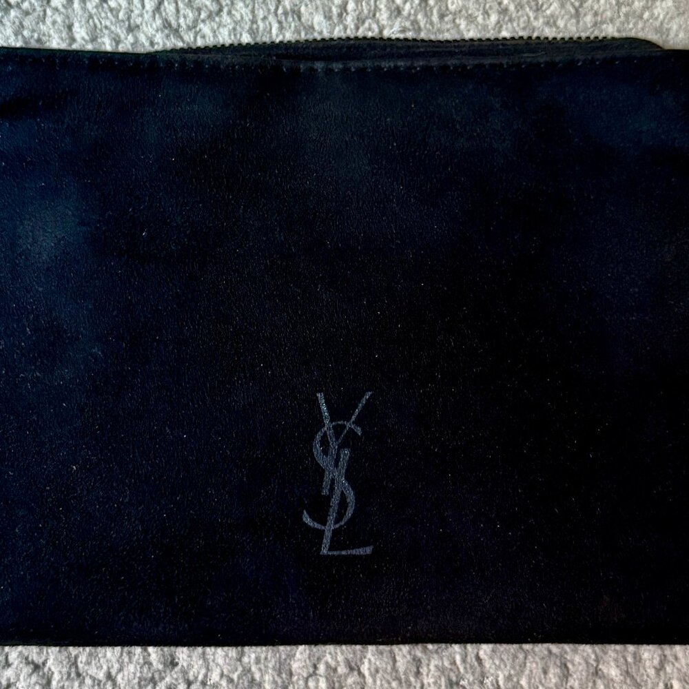 YSL Yves Saint Laurent Black Makeup Pouch
